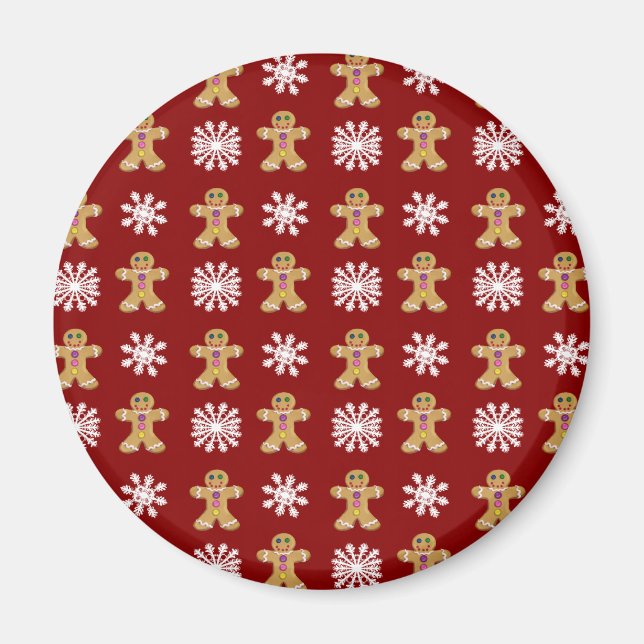 Ingwer und Schnee Magnet (Vorne)