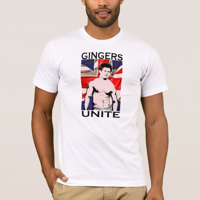 INGWER VEREINIGEN BRITISCHEN KÖNIGLICHEN INGWER T-Shirt (Vorderseite)