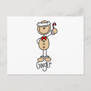 Ingwer-Zuckerkuchen-T-Shirts und Geschenke Postkarte