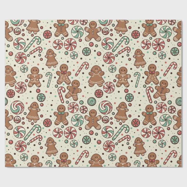 Ingwerbrot Delight Geschenkpapier (Flach)