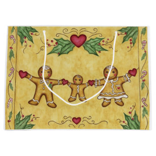 Ingwerbrot-Familien-Geschenktasche Große Geschenktüte
