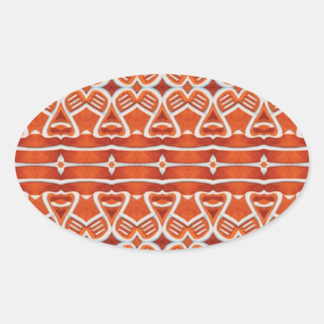 INGWERBROT Oval Aufkleber (Vorderseite)