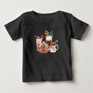 Ingwerbrot Weihnachts Kaffee Liebhaber Geschenk Xm Baby T-shirt