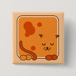 Ingwerkatze Button