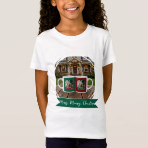 Ingwerkatze, Foto Text Anpassen ,Meowy Weihnachten T-Shirt