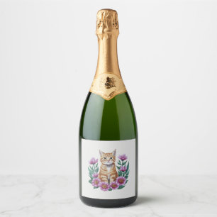 Ingwerkatze in Blume