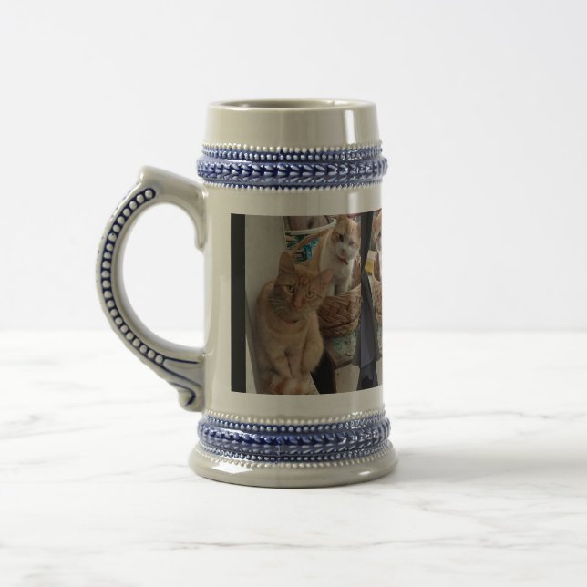 Ingwerkatze-Tasse Bierglas (Links)
