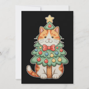 Ingwerkatze Weihnachtsbaum Stern Ornament Xmas Einladung