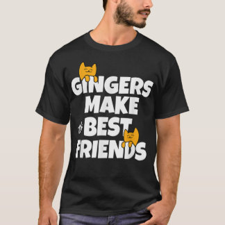 Ingwerkatzen beste Freunde für die Liebe der Orang T-Shirt