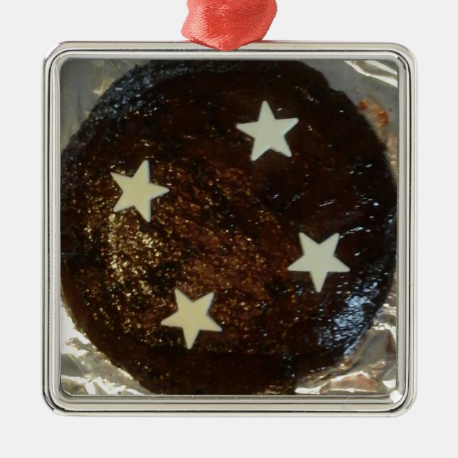 Ingwerkuchen Ornament Aus Metall (Vorne)