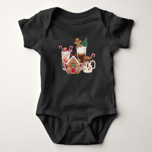 Ingwerkuchen Weihnachten Kaffee Liebhaber Geschenk Baby Strampler