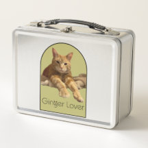 Ingwerliebhaber Metall-Lunchbox