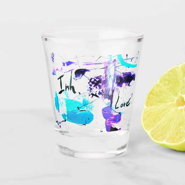 Inh. Love. 2 Schnapsglas (Vorderseite)