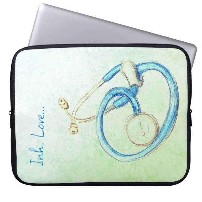 Inh. Love Laptopschutzhülle (Vorderseite)