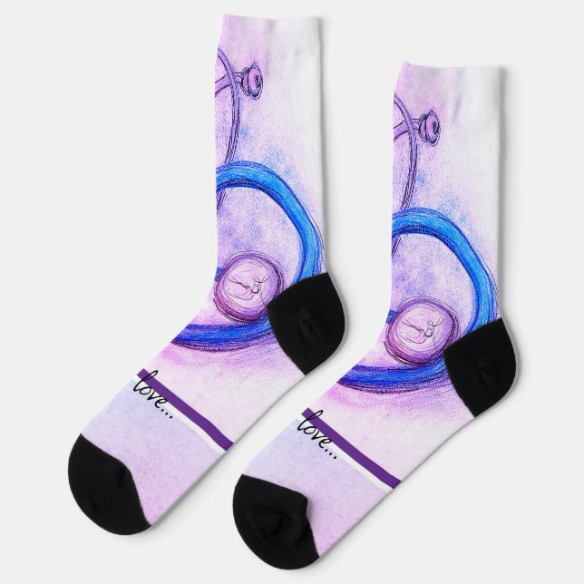 Inh. love socken (Linkes Detail)