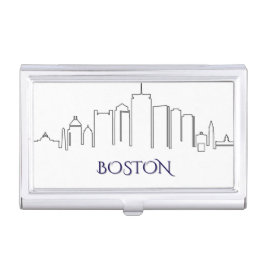 Inhaber der Boston Business Card Visitenkarten Dose