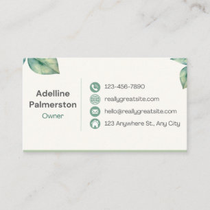 Inhaber der Business Card/CEO Visitenkarte