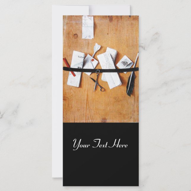 INHABER DES HOLZMONOGRAMM, schwarz-braun (Vorderseite)