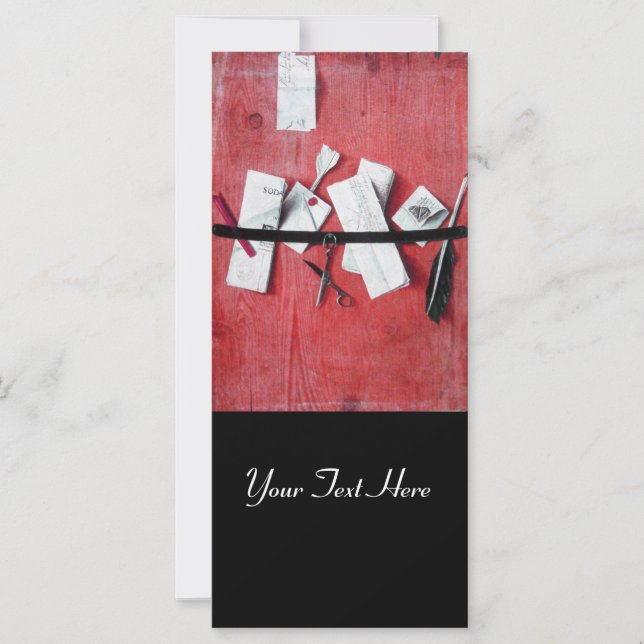 INHABER DES SCHREIBENS IN HOLZMONOGRAMM, schwarz,  (Vorderseite)