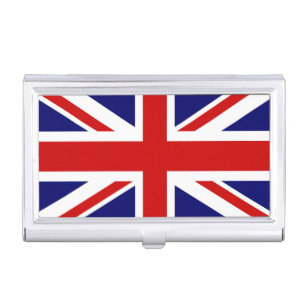 Inhaber einer Visitenkarte der britischen Flagge   Visitenkarten Dose
