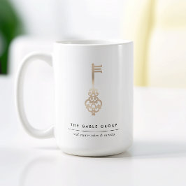 Inhaber eines Pen-Inhabers eines Realtor-Anwesens Kaffeetasse