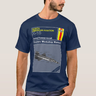 Inhaber-Handbuch - die NASA X-15 T-Shirt