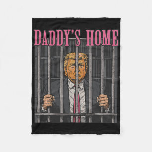 Inhaftierte Führer Humor Statement Daddy's Home An Fleecedecke
