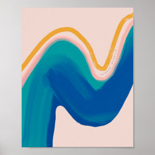 Inhalative Exhale - Abstrakte Motion Design Poster