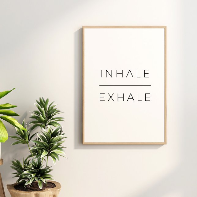 Inhalatives Exhale-Poster Poster (Von Creator hochgeladen)
