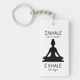 Inhale Exhale Yoga Schlüsselanhänger