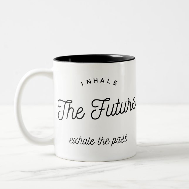 inhale the future zweifarbige tasse (Links)