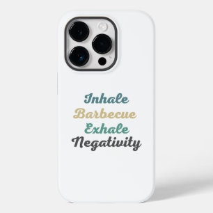 Inhalieren eines Barbecue Exhale Negativity Handy Case-Mate iPhone 14 Pro Hülle