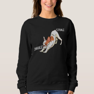 Inhalieren Exhale Französisch Bulldog Kleidung Yog Sweatshirt