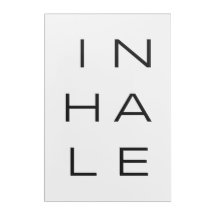 Inhalieren - INEXHAHALELE Acryldruck