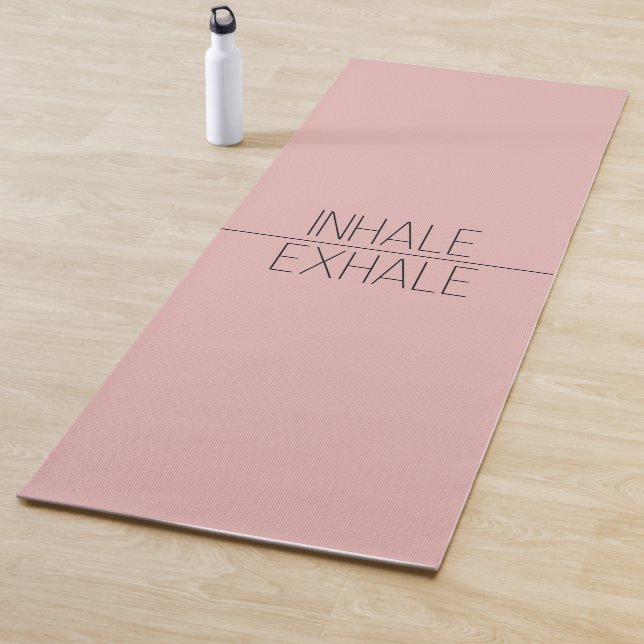 Inhalieren Sie die Exhale Rosa Yoga Mat Yogamatte (Beispiel)
