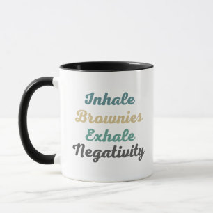 Inhalieren von Brownies Exhale Negativations-Tasse Tasse
