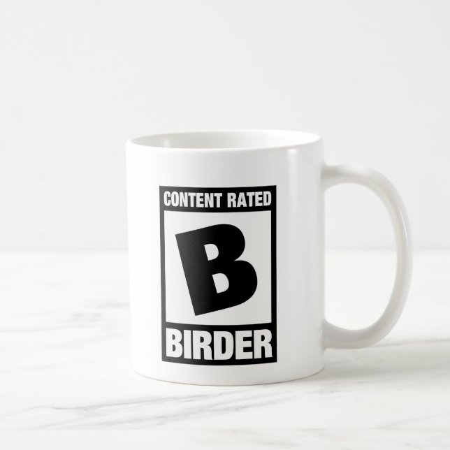 Inhalt B: Vogelbeobachter Kaffeetasse (Rechts)