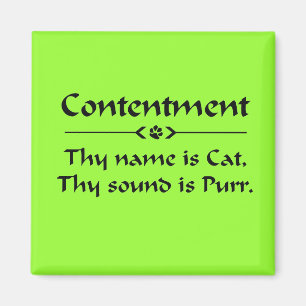 Inhalt dein Name ist Katze Magnet