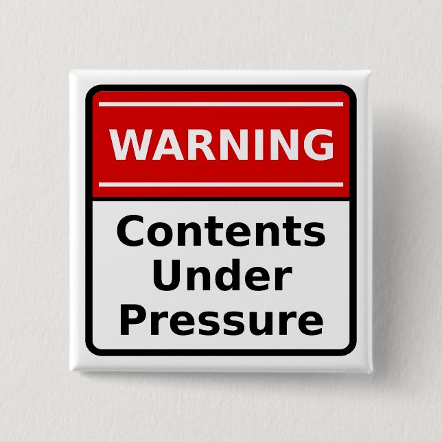 Inhalt unter Druck-Button Button (Vorderseite)