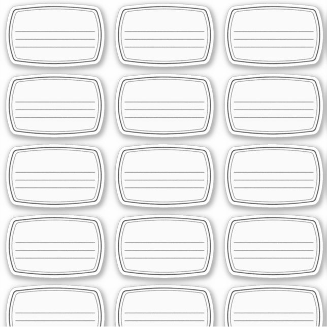 Inhaltskennzeichnung Aufkleber (Vorderseite)