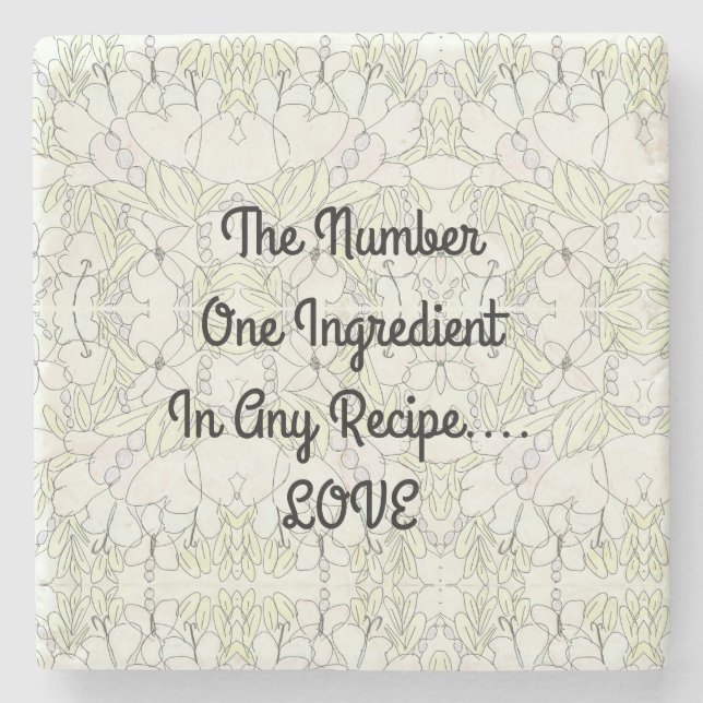 Inhaltsstoff...LIEBE Steinuntersetzer (Vorderseite)