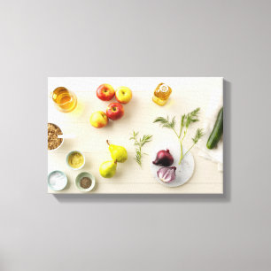 Inhaltsstoffe und Tools 5 Leinwanddruck