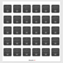Inhaltsstoffe von Schönheitsprodukten 2 Zoll Aufkl