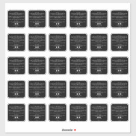 Inhaltsstoffe von Schönheitsprodukten 2 Zoll Aufkl Aufkleber