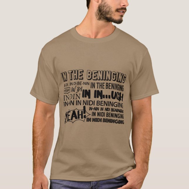 INHE BEGINN DER RETRO-FREUNDSCHAFT T-Shirt (Vorderseite)