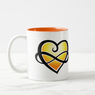 Inifnite Liebe Zweifarbige Tasse