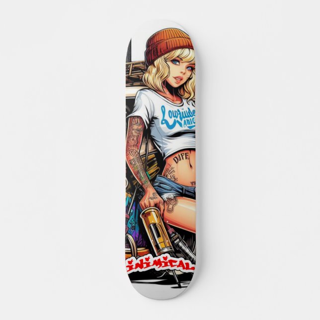 Inimical Becky Skateboard (Vorne)