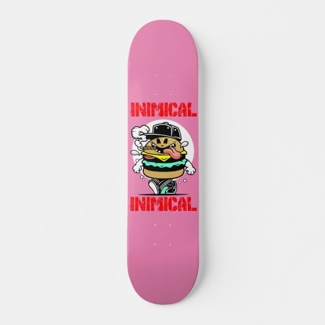 Inimical Burger Boi Skateboard Deck (Vorne)