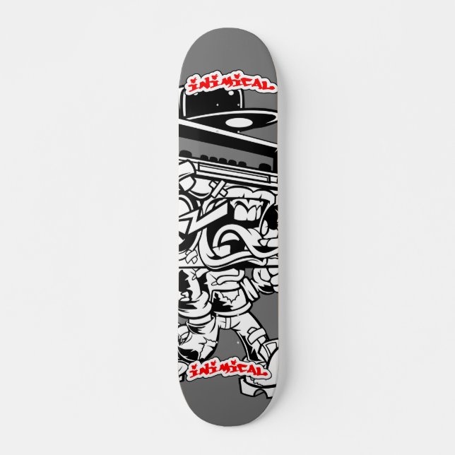 Inimical Grimy Boombox Skateboard (Vorne)