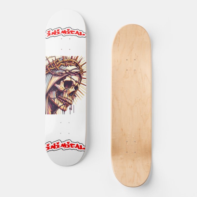 Inimical Hail Mary Skateboard (Vorderseite)
